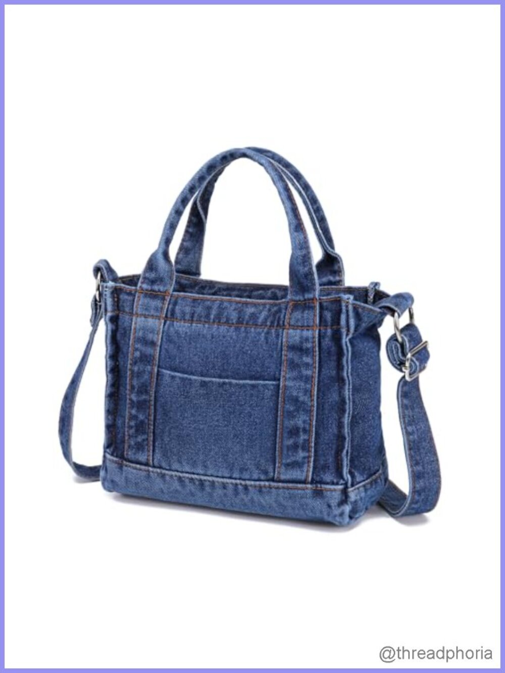 Denim Purse Jean Tote Bag Crossbody Shoulder Handbag for Women